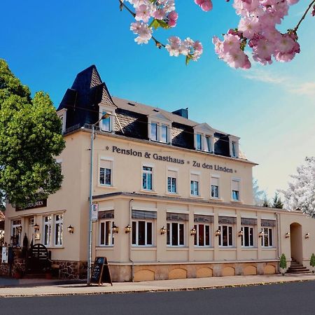Gasthaus&Pension ZU DEN LINDEN Radebeul Exterior foto