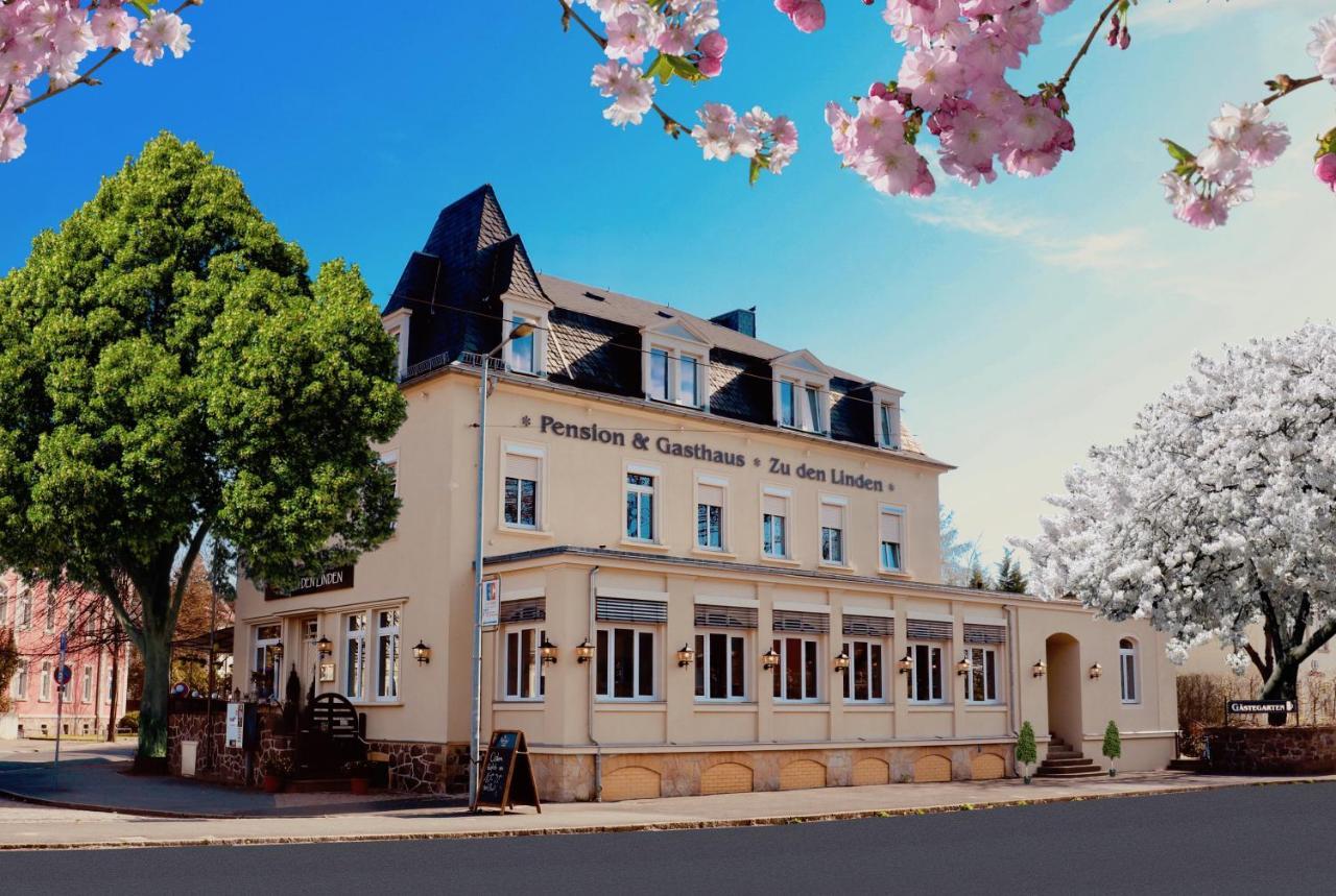Gasthaus&Pension ZU DEN LINDEN Radebeul Exterior foto